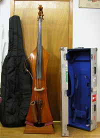 Semi-acoustic double bass